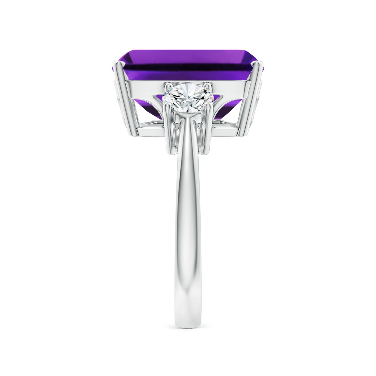 AAAA - Amethyst / 7.3 CT / 14 KT White Gold