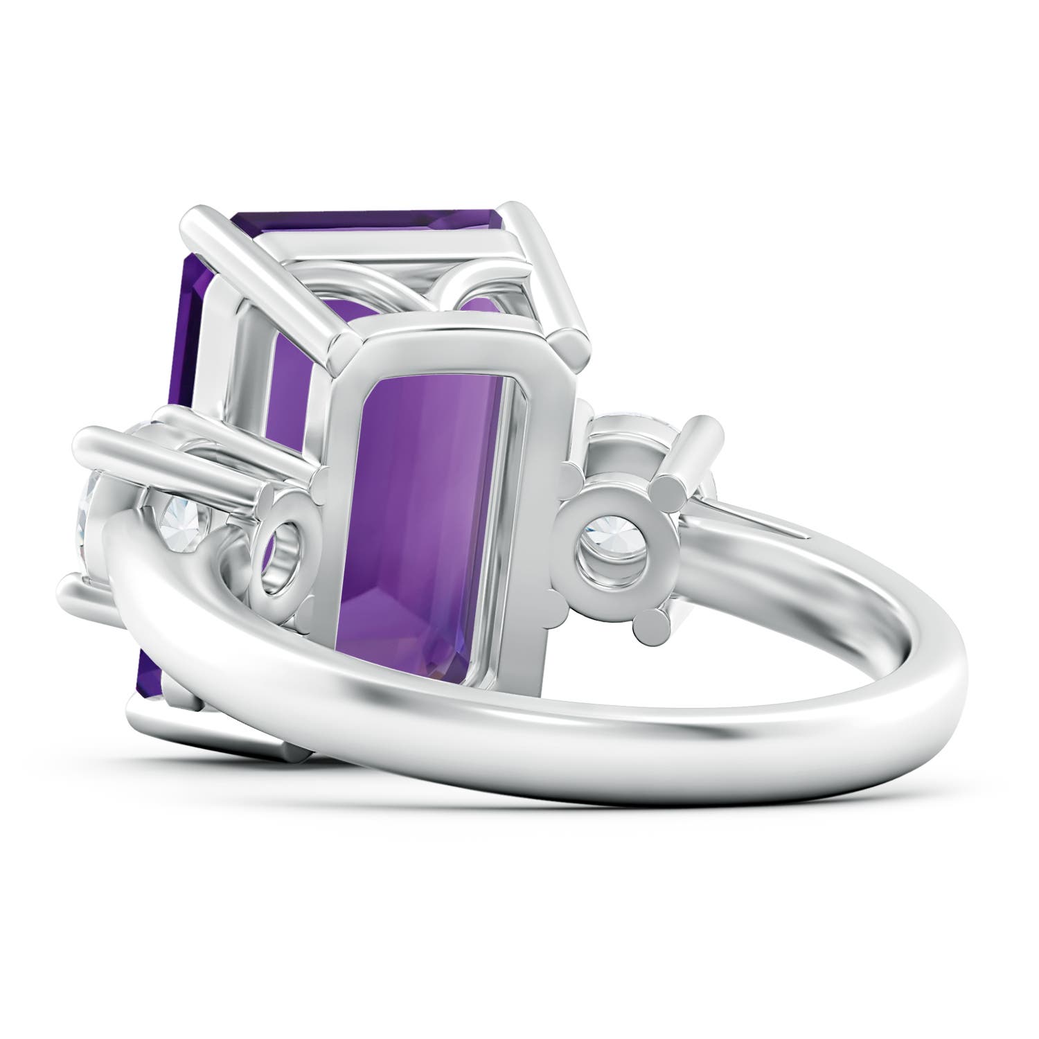 AAAA - Amethyst / 7.3 CT / 14 KT White Gold