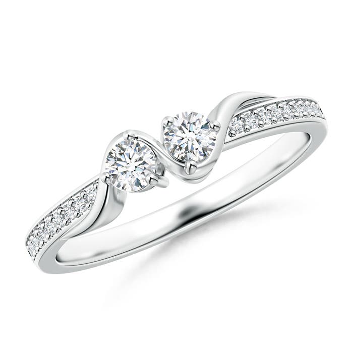 G, VS2 / 0.3 CT / 14 KT White Gold