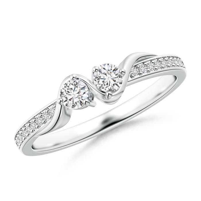 H, SI2 / 0.3 CT / 14 KT White Gold