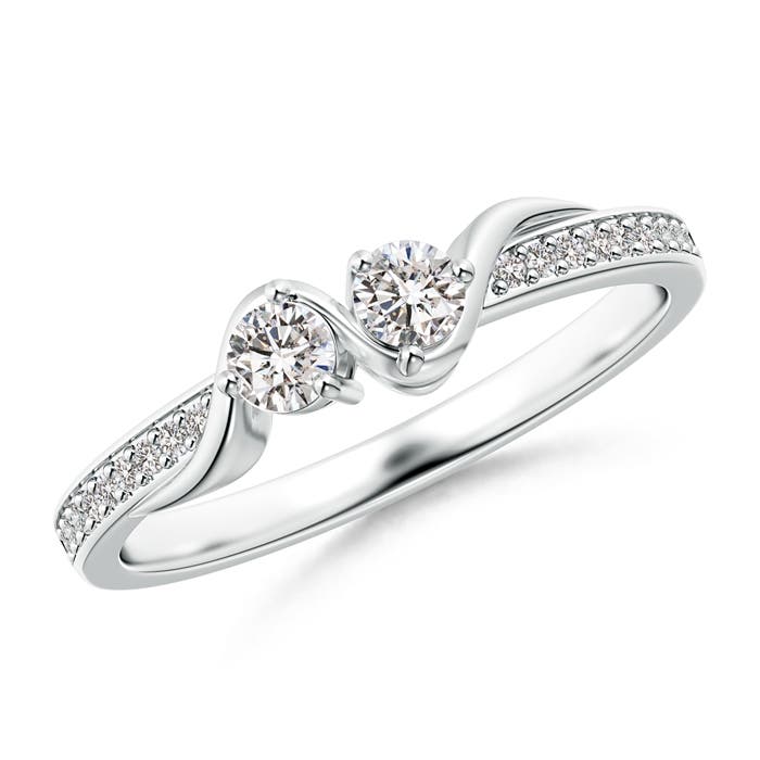 I-J, I1-I2 / 0.3 CT / 14 KT White Gold