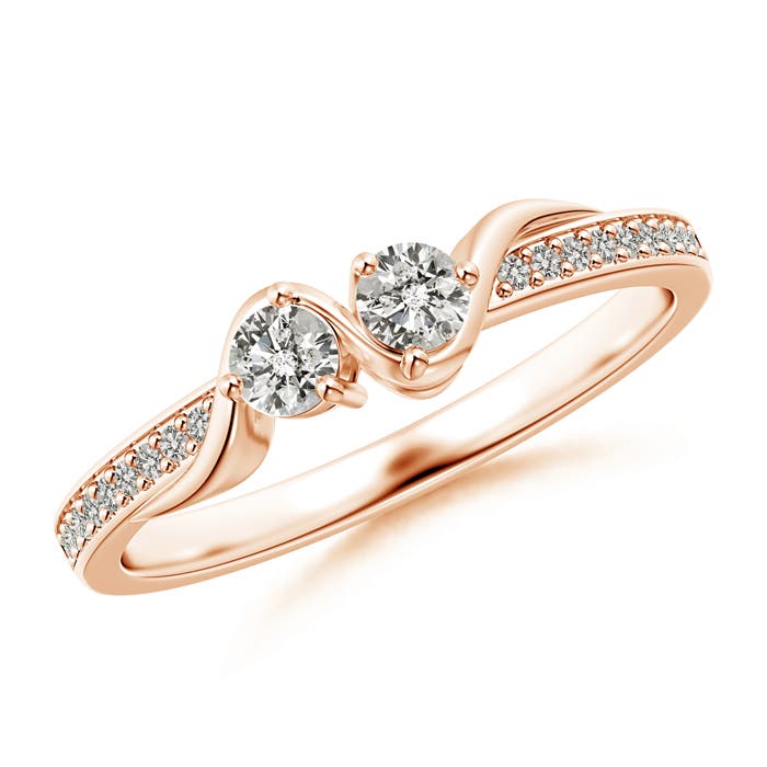 K, I3 / 0.3 CT / 14 KT Rose Gold