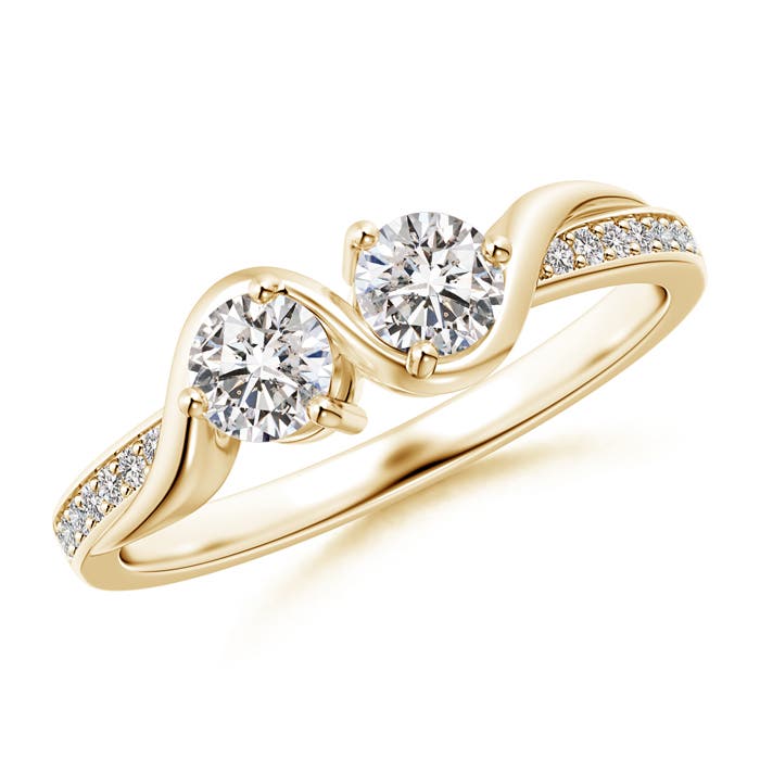 I-J, I1-I2 / 0.54 CT / 14 KT Yellow Gold