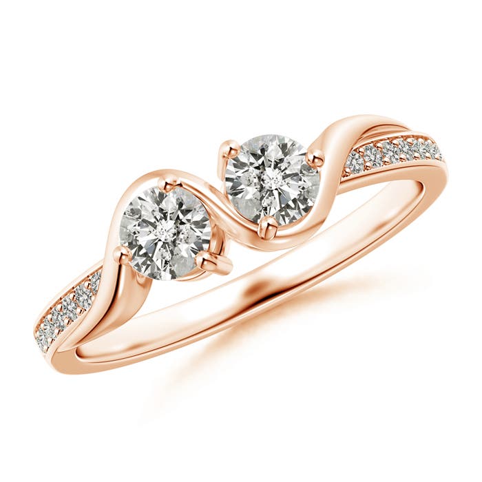 K, I3 / 0.54 CT / 14 KT Rose Gold