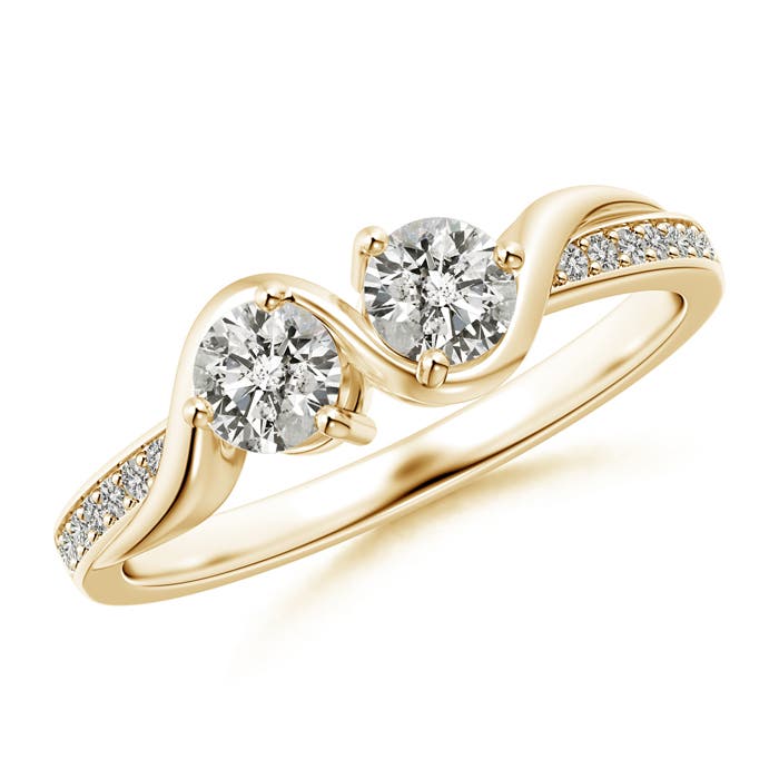 K, I3 / 0.54 CT / 14 KT Yellow Gold