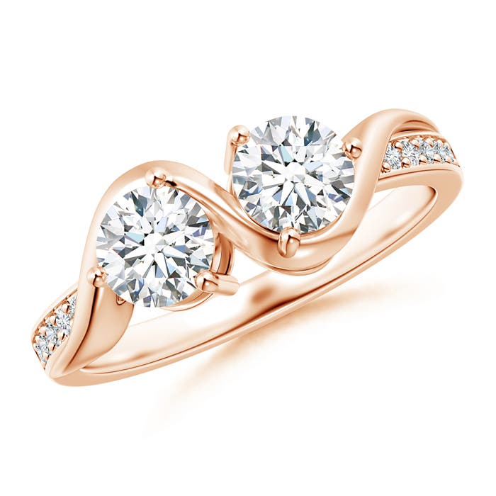 G, VS2 / 1.02 CT / 14 KT Rose Gold