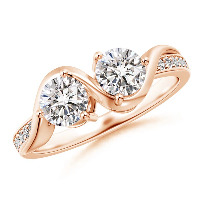 I-J, I1-I2 / 1.02 CT / 14 KT Rose Gold