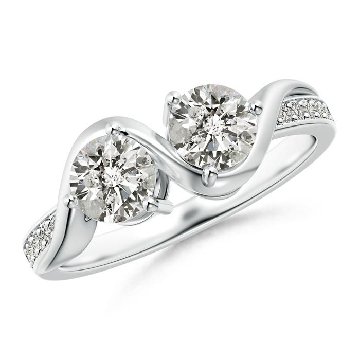 K, I3 / 1.02 CT / 14 KT White Gold