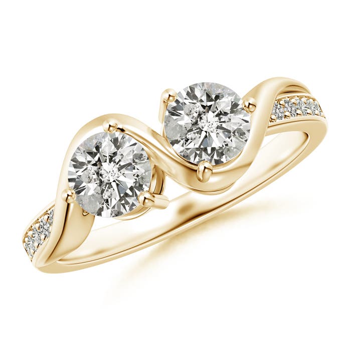 K, I3 / 1.02 CT / 14 KT Yellow Gold