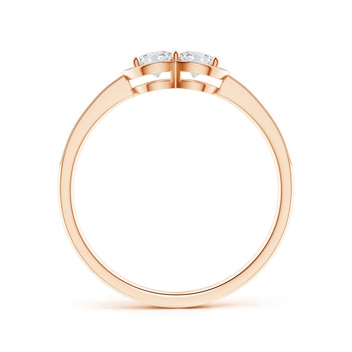 G, VS2 / 0.5 CT / 14 KT Rose Gold