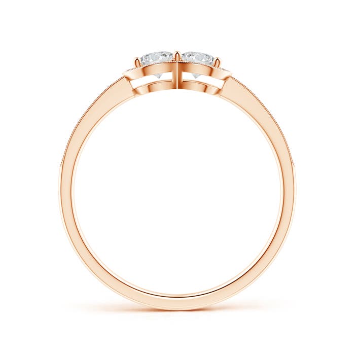 H, SI2 / 0.5 CT / 14 KT Rose Gold