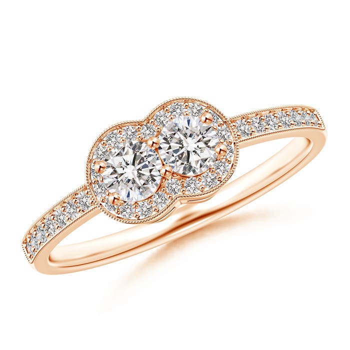 I-J, I1-I2 / 0.5 CT / 14 KT Rose Gold