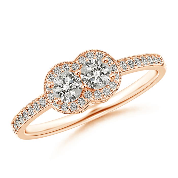 K, I3 / 0.5 CT / 14 KT Rose Gold