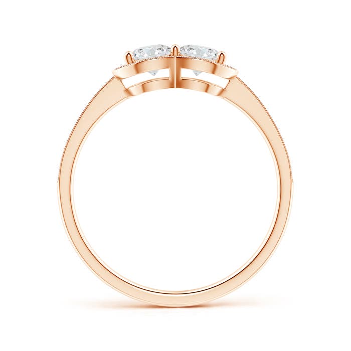 G, VS2 / 0.72 CT / 14 KT Rose Gold