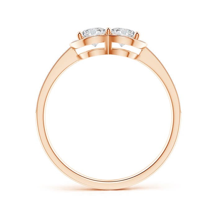 H, SI2 / 0.72 CT / 14 KT Rose Gold