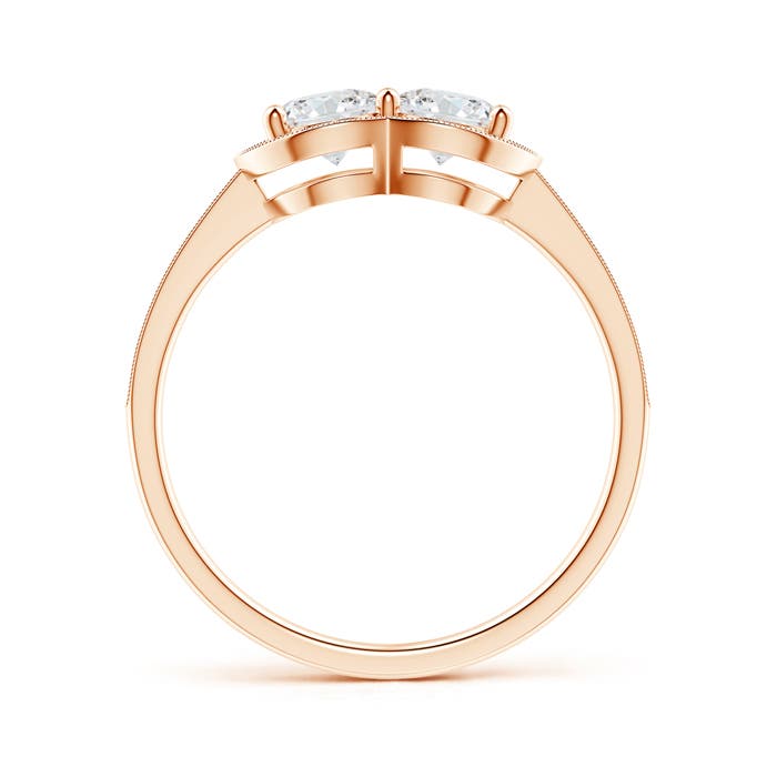 G, VS2 / 0.96 CT / 14 KT Rose Gold