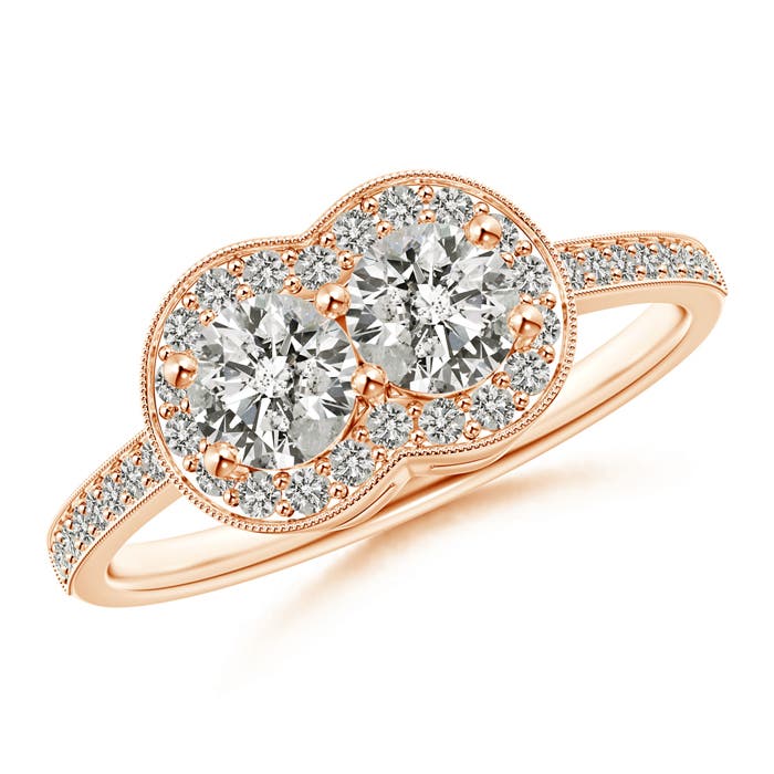 K, I3 / 0.96 CT / 14 KT Rose Gold