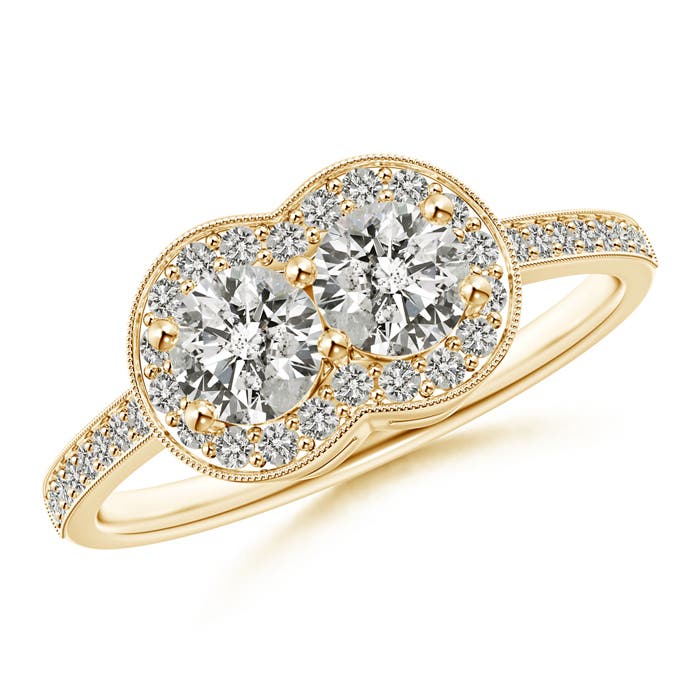 K, I3 / 0.96 CT / 14 KT Yellow Gold