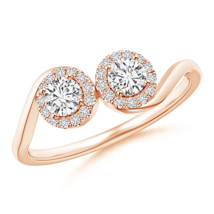 H, SI2 / 0.48 CT / 14 KT Rose Gold