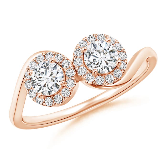 H, SI2 / 0.67 CT / 14 KT Rose Gold