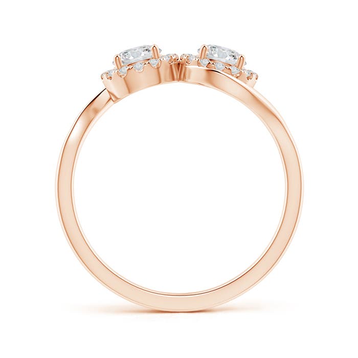 H, SI2 / 0.67 CT / 14 KT Rose Gold