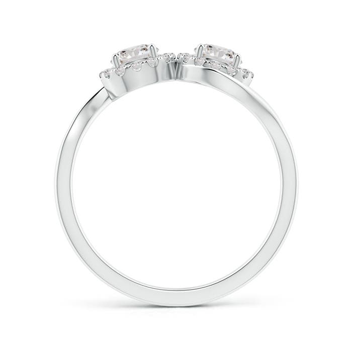 I-J, I1-I2 / 0.67 CT / 14 KT White Gold