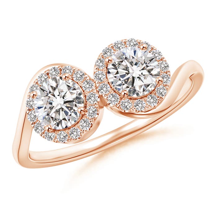 I-J, I1-I2 / 0.98 CT / 14 KT Rose Gold