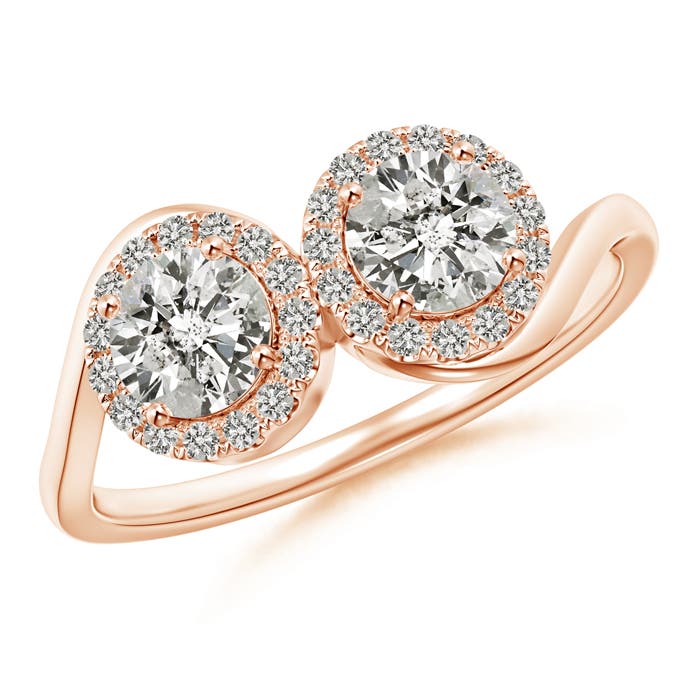 K, I3 / 0.98 CT / 14 KT Rose Gold