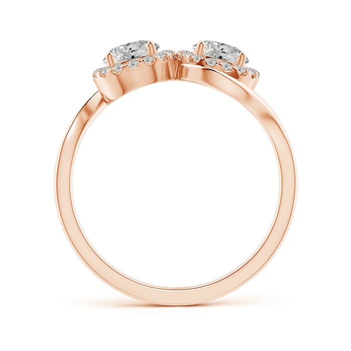 K, I3 / 0.98 CT / 14 KT Rose Gold