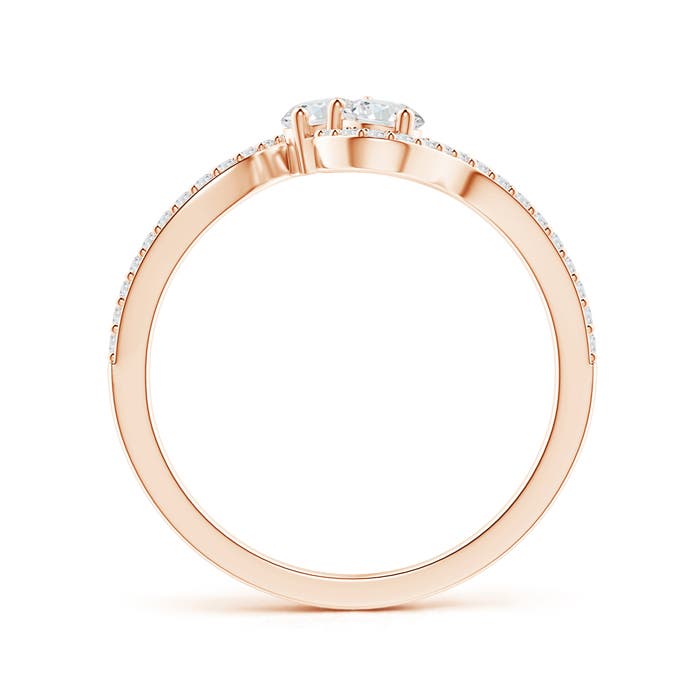 G, VS2 / 0.53 CT / 14 KT Rose Gold