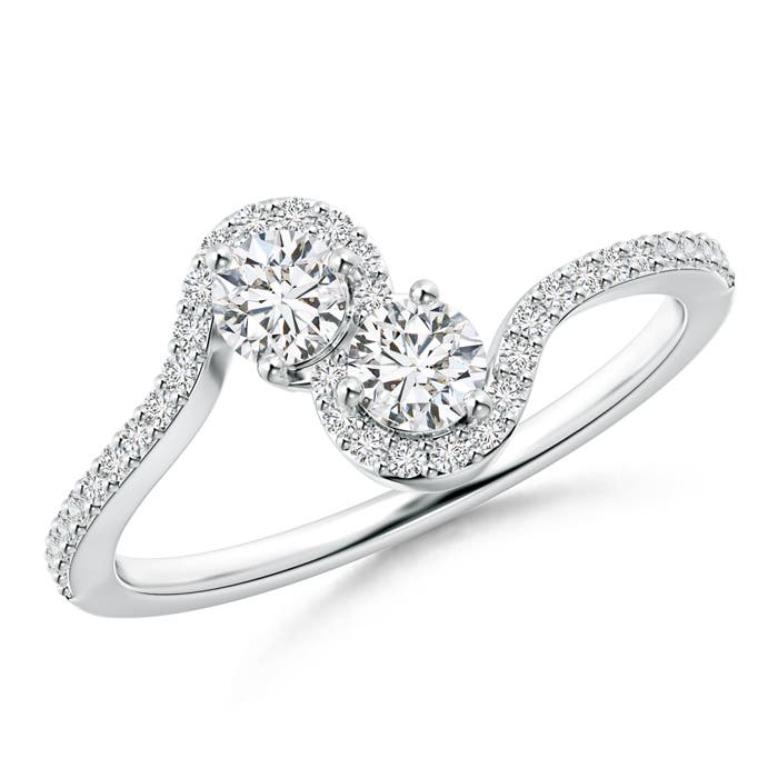 H, SI2 / 0.53 CT / 14 KT White Gold