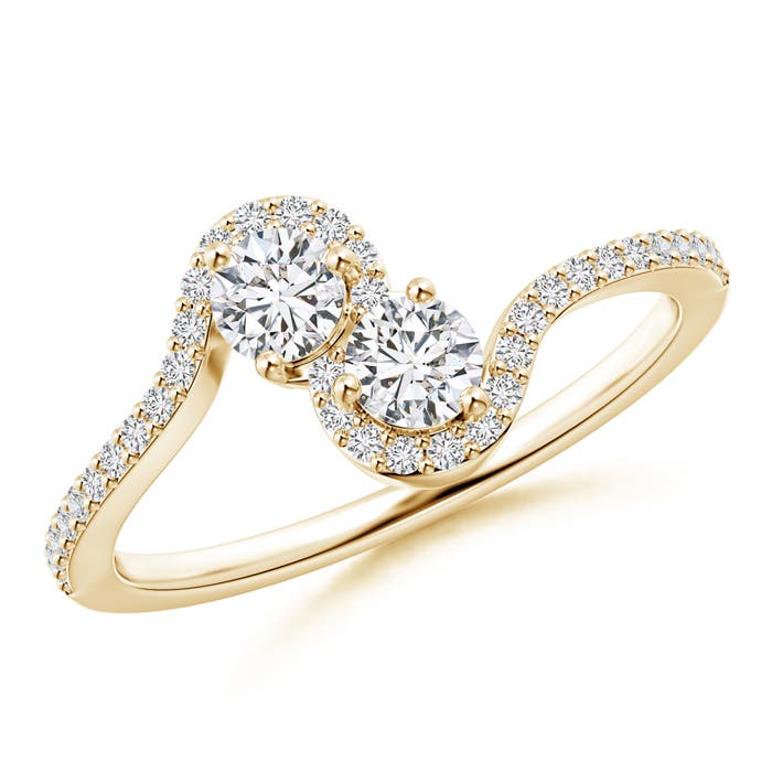 H, SI2 / 0.53 CT / 14 KT Yellow Gold