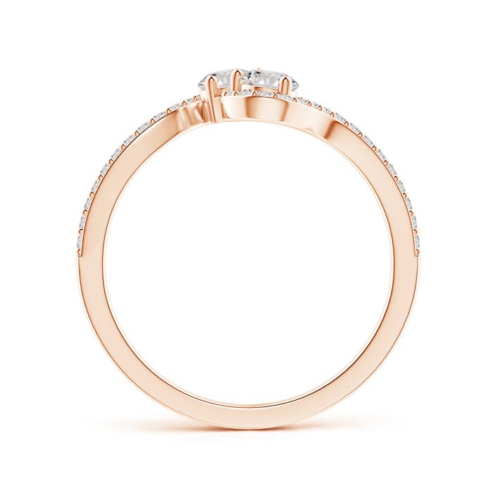 I-J, I1-I2 / 0.53 CT / 14 KT Rose Gold