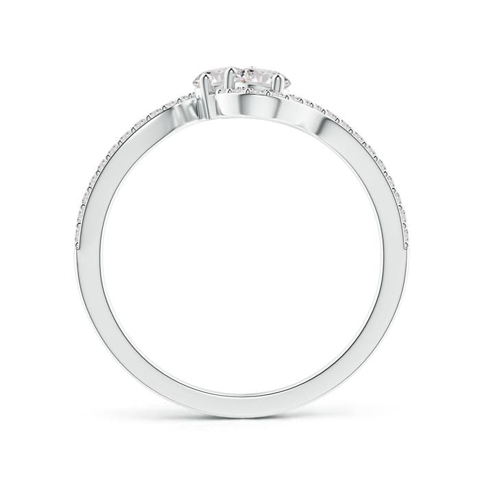 I-J, I1-I2 / 0.53 CT / 14 KT White Gold