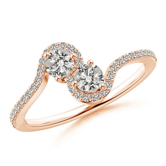 K, I3 / 0.53 CT / 14 KT Rose Gold