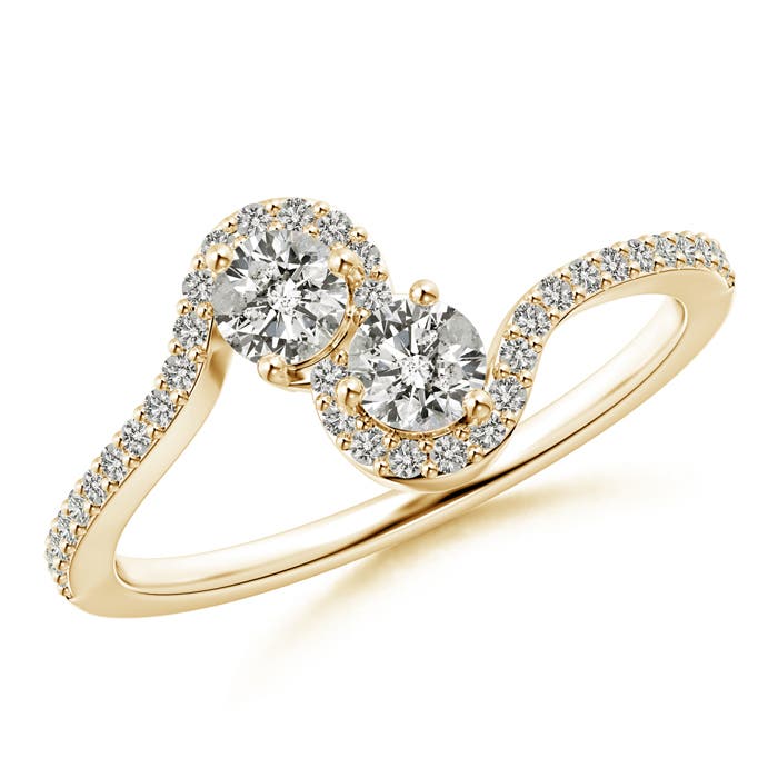 K, I3 / 0.53 CT / 14 KT Yellow Gold