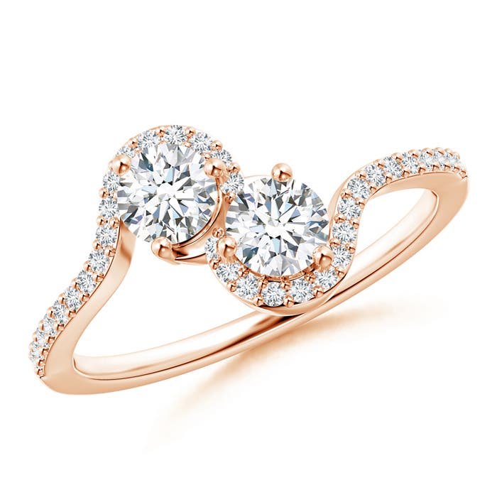 G, VS2 / 0.77 CT / 14 KT Rose Gold