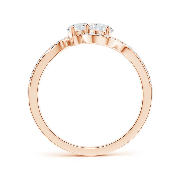 G, VS2 / 0.77 CT / 14 KT Rose Gold