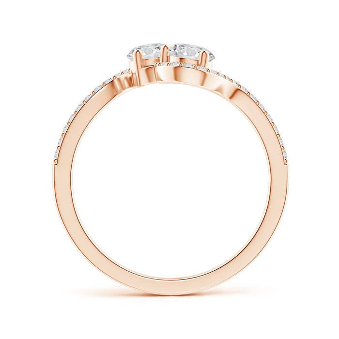 H, SI2 / 0.77 CT / 14 KT Rose Gold