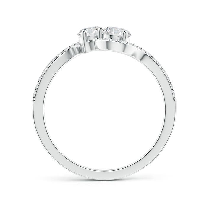 H, SI2 / 0.77 CT / 14 KT White Gold