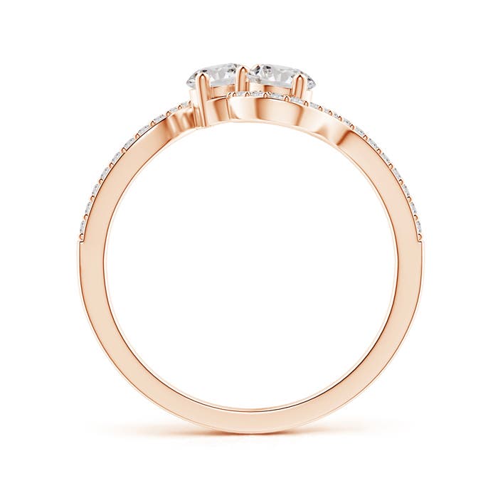 I-J, I1-I2 / 0.77 CT / 14 KT Rose Gold