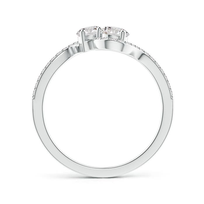 I-J, I1-I2 / 0.77 CT / 14 KT White Gold