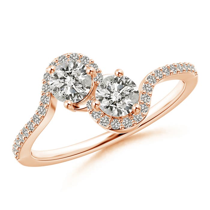 K, I3 / 0.77 CT / 14 KT Rose Gold