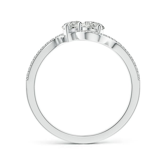 K, I3 / 0.77 CT / 14 KT White Gold