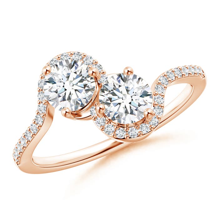 G, VS2 / 1.03 CT / 14 KT Rose Gold