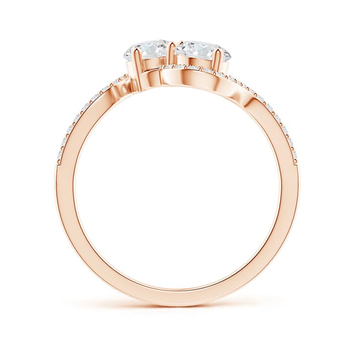 G, VS2 / 1.03 CT / 14 KT Rose Gold