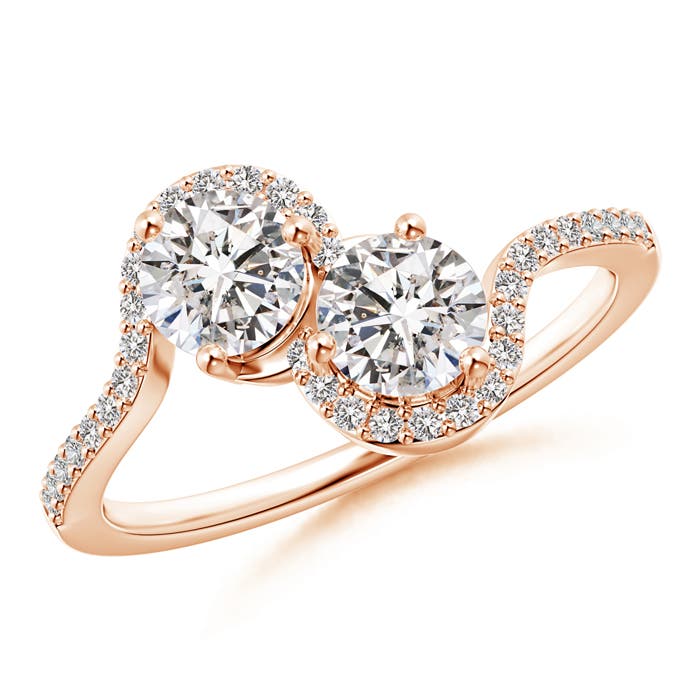 I-J, I1-I2 / 1.03 CT / 14 KT Rose Gold