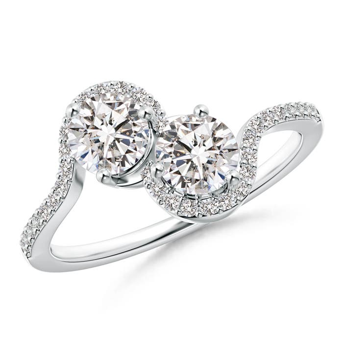 I-J, I1-I2 / 1.03 CT / 14 KT White Gold