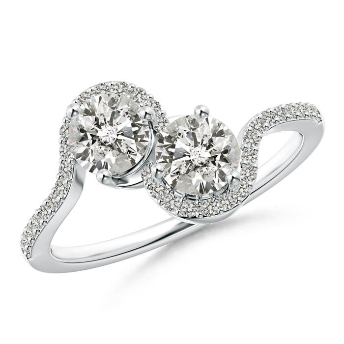 K, I3 / 1.03 CT / 14 KT White Gold