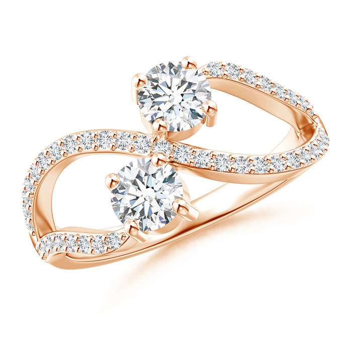 G, VS2 / 1.01 CT / 14 KT Rose Gold